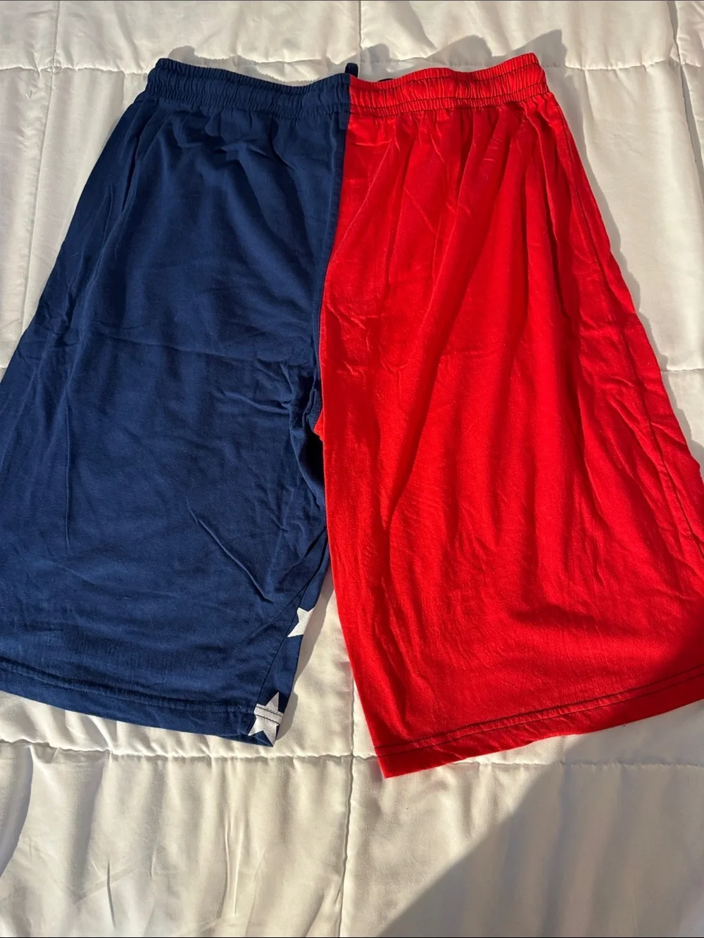 Budweiser Red and Navy Star Athletic Shorts